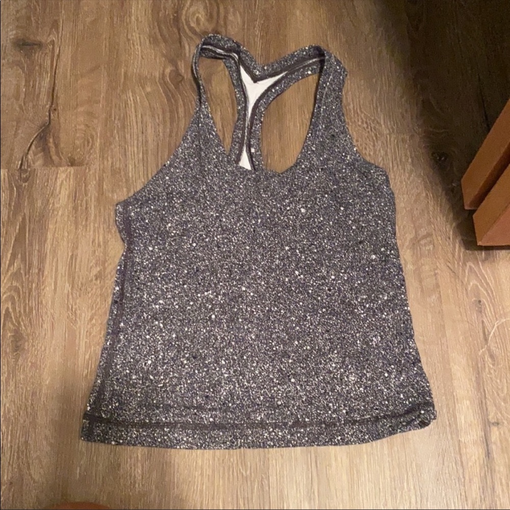 Lululemon crop speckled tank top